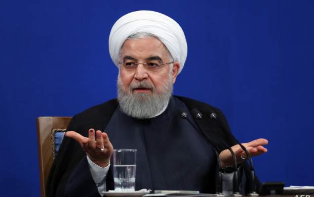 فیلم/ واکنش روحانی به خبر وقف قله دماوند