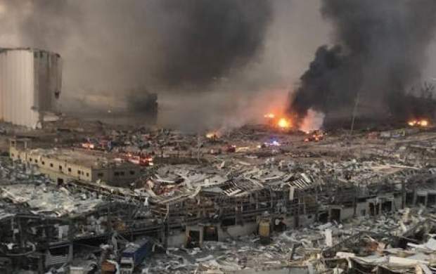 لحظه ترسناک انفجار بیروت در اتاق زایمان