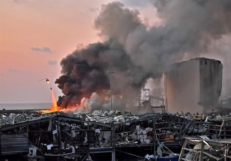 صحنه آهسته انفجار بیروت با کیفیت HD