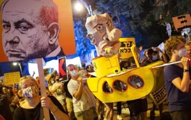 تنزل جایگاه نتانیاهو در جامعه صهیونیستی
