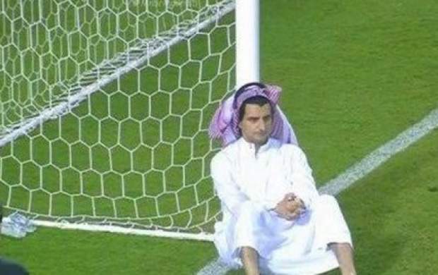 ناراحتی مدیر باشگاه النصر کنار تیرک