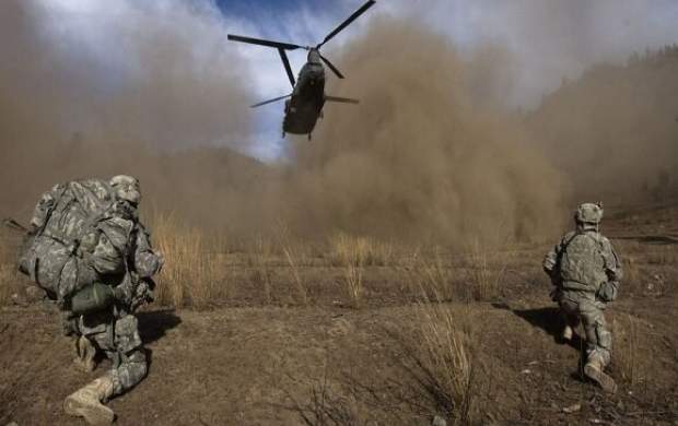 حمله آمریکا به مواضع طالبان در هلمند افغانستان
