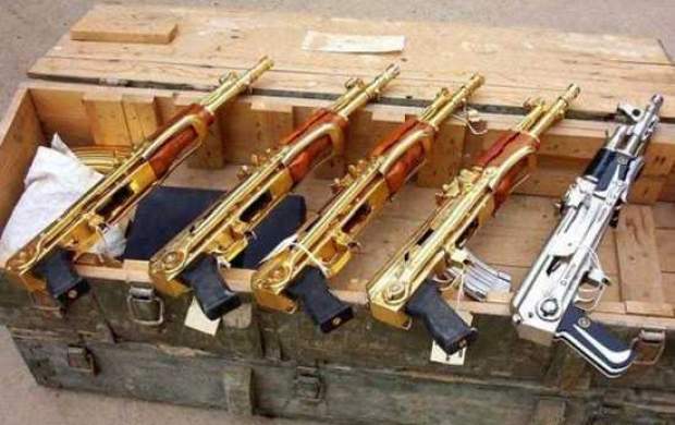 کشف اسلحه‌های طلای پسر دیکتاتور عراق