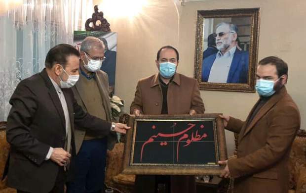 دولتی‌ها به خانه شهید هسته‌ای رفتند +عکس