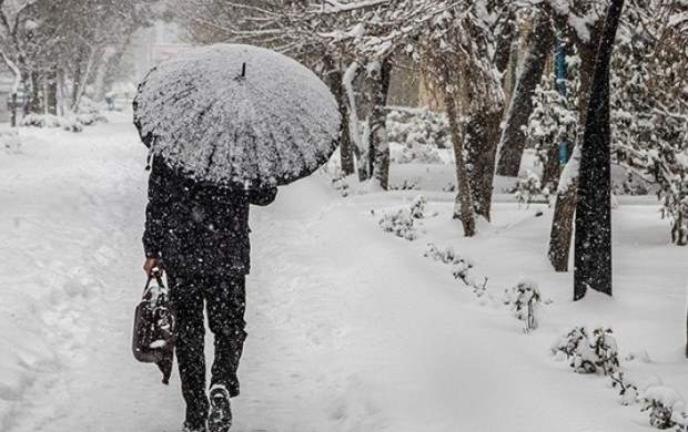 تداوم بارش‌های برف و باران در استان تهران