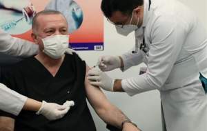 اردوغان واکسن چینی کرونا دریافت کرد