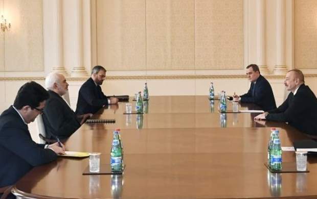 دیدار ظریف با رئیس جمهور آذربایجان