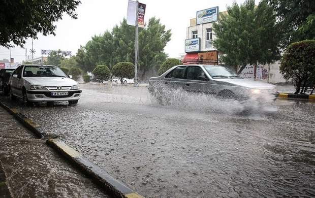 بارش باران و وزش باد شدید در ۲۸ استان