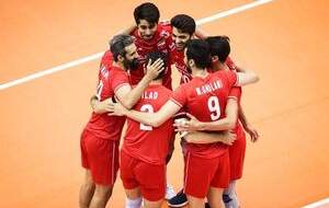 ۱۴ بازیکن والیبال ایران مقابل ژاپن