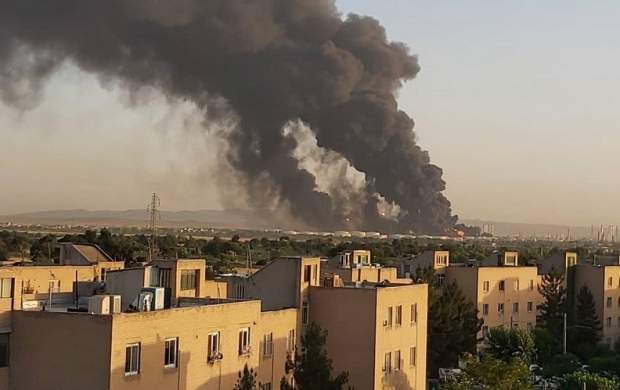 آخرین اخبار از حادثه آتش‌سوزی پالایشگاه تهران
