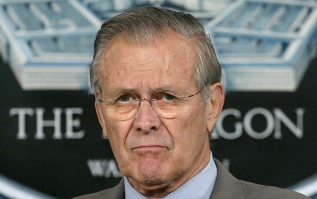 وزیر دفاع جرج بوش هم خوراک مار و مور شد