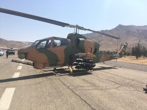 تجهیز بالگردهای سپاه به موشک نقطه‌زن +عکس