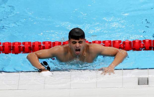شناگر ایرانی در المپیک رکوردشکنی کرد