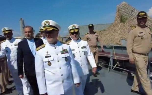 شناور پوتین در اختیار فرمانده نیرو دریایی ایران