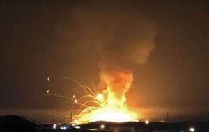 انفجار یک انبار تسلیحاتی در مأرب یمن