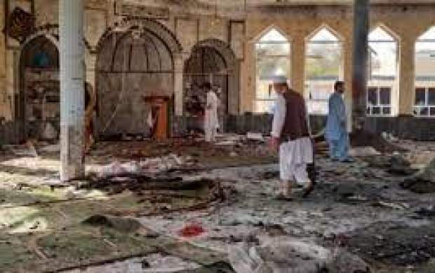 لحظه انفجار در مسجد شیعیان شهر قندهار