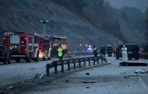 ۴۵ گردشگر قربانی تصادف اتوبوس در بلغارستان