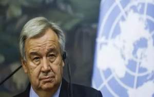 دبیرکل سازمان ملل قرنطینه شد
