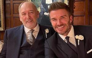 دیوید بکهام در مراسم عروسی پدرش +عکس و فیلم