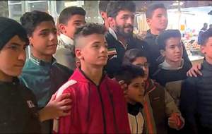 استقبال عراقی‌ها از حسن یزدانی