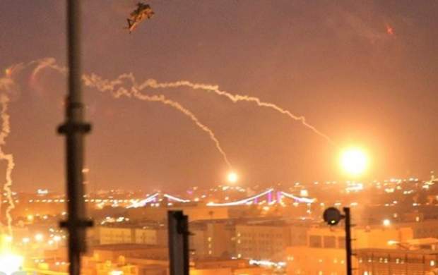 حمله راکتی به سفارت آمریکا در بغداد +تصاویر