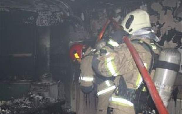 آتش سوزی در شاهین ویلای کرج