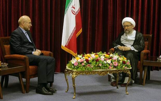 دیدار رئیس مجلس با آملی لاریجانی