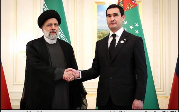 دیدار رئیسی با رئیس جمهور ترکمنستان  