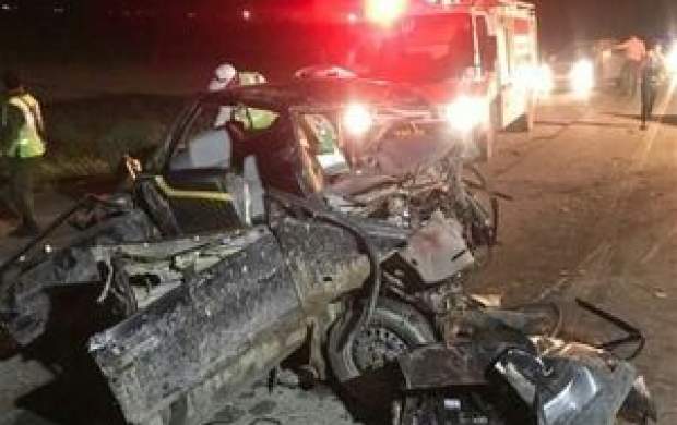 سانحه رانندگی دلخراش با ۱۰ کشته و ۲ زخمی
