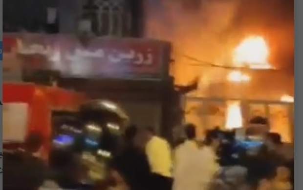 آتش زدن مسجد توسط آشوبگران