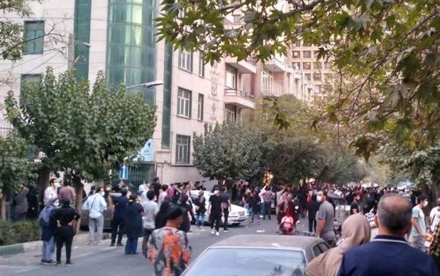 اوضاع آرام حوالی میدان ولیعصر تهران