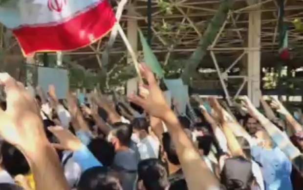 خروش دانشجویان انقلابی دانشگاه تهران