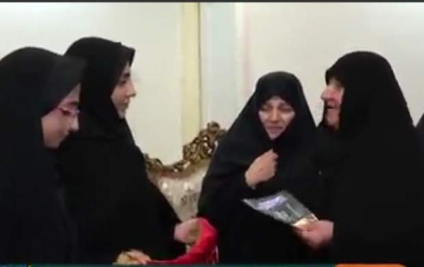 تبریک همسر شهید باکری به مادر آرمان