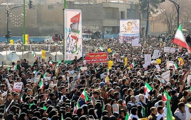 راهپیمایی مردم مشهد در محکومیت آشوبگران