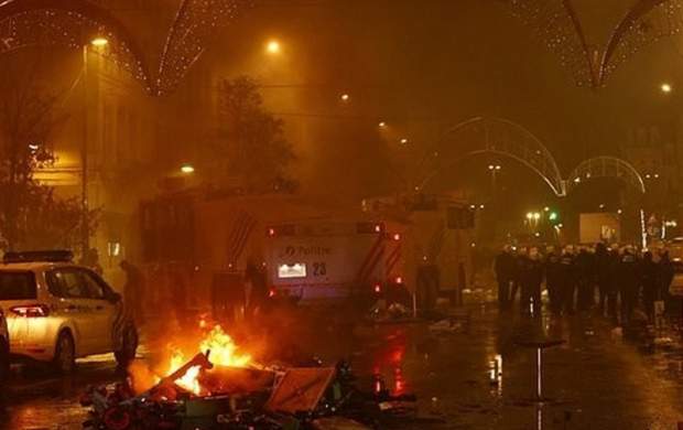 شورش در بلژیک پس از باخت مقابل مراکش