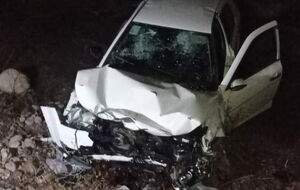 سقوط مرگبار خودروی دنا از روی پل