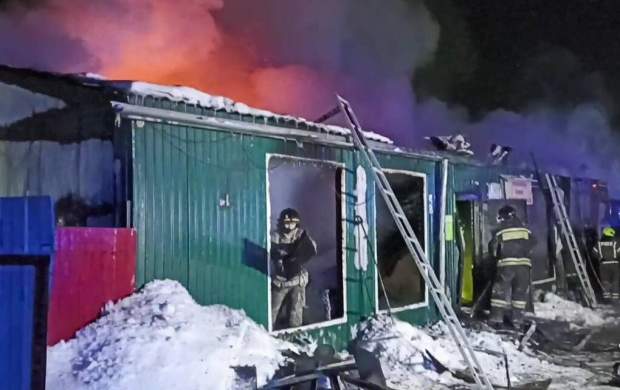 آتش‌سوزی خانه سالمندان در روسیه با ۲۰ کشته