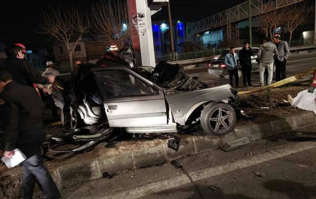 تصادف مرگبار در بزرگراه فتح تهران +عکس