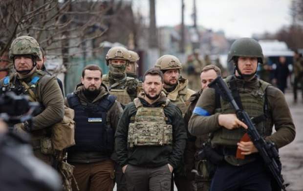 یونیفورم نظامیان اوکراینی با پرچم داعش