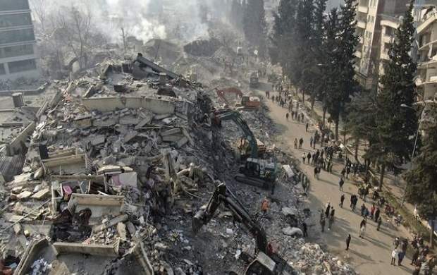 نجات بزغاله‌ها از زیر آوار در ترکیه +فیلم