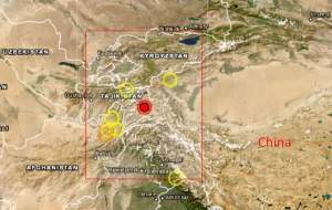 وقوع زلزله شدید در تاجیکستان