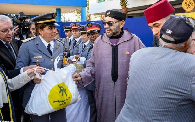 پادشاه مراکش در پروژه خیریه ماه رمضان