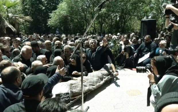 پیکر حسام محمودی به خاک سپرده شد