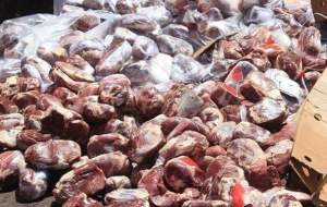 کشف ۱۵۰ تن گوشت و مرغ احتکار شده در پایتخت