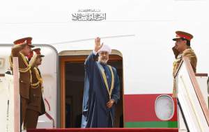 سلطان عمان وارد تهران شد