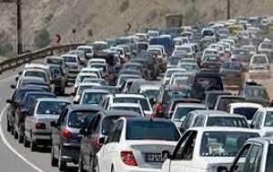 ترافیک سنگین در آزادراه تهران_شمال