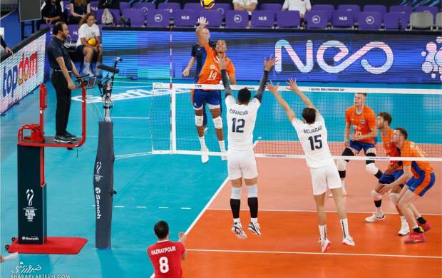 زور والیبال ایران به هلندِ میزبان نرسید