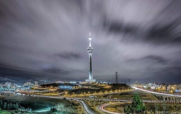 تایم لپس زیبا از تهران از نگاه برج میلاد
