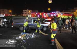 نظافت شهر پس از پایان مهمونی ۱۰ کیلومتری  <img src="https://cdn.jahannews.com/images/picture_icon.png" width="16" height="16" border="0" align="top">