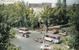 عکس/ چهارراه ولیعصر تهران ۷۰ سال قبل